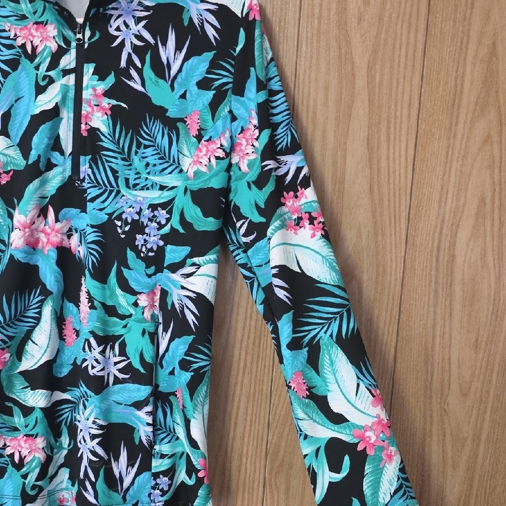 Tommy Bahama Tropical Leaf Print Jacket - Picture 7 of 9
